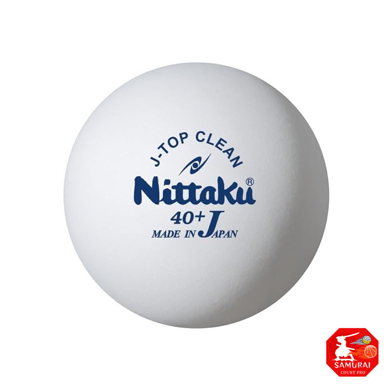 Nittaku Table Tennis Balls Anti-Virus Antibacterial J Top Clean Training Balls 10 Dozen (120 Balls) 
