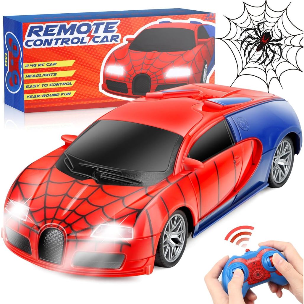 Đồ chơi ô tô điều khiển từ xa cho trẻ em: Xe ô tô Spider Rc cho bé trai 4-7 tuổi Đồ chơi ô tô cho bé