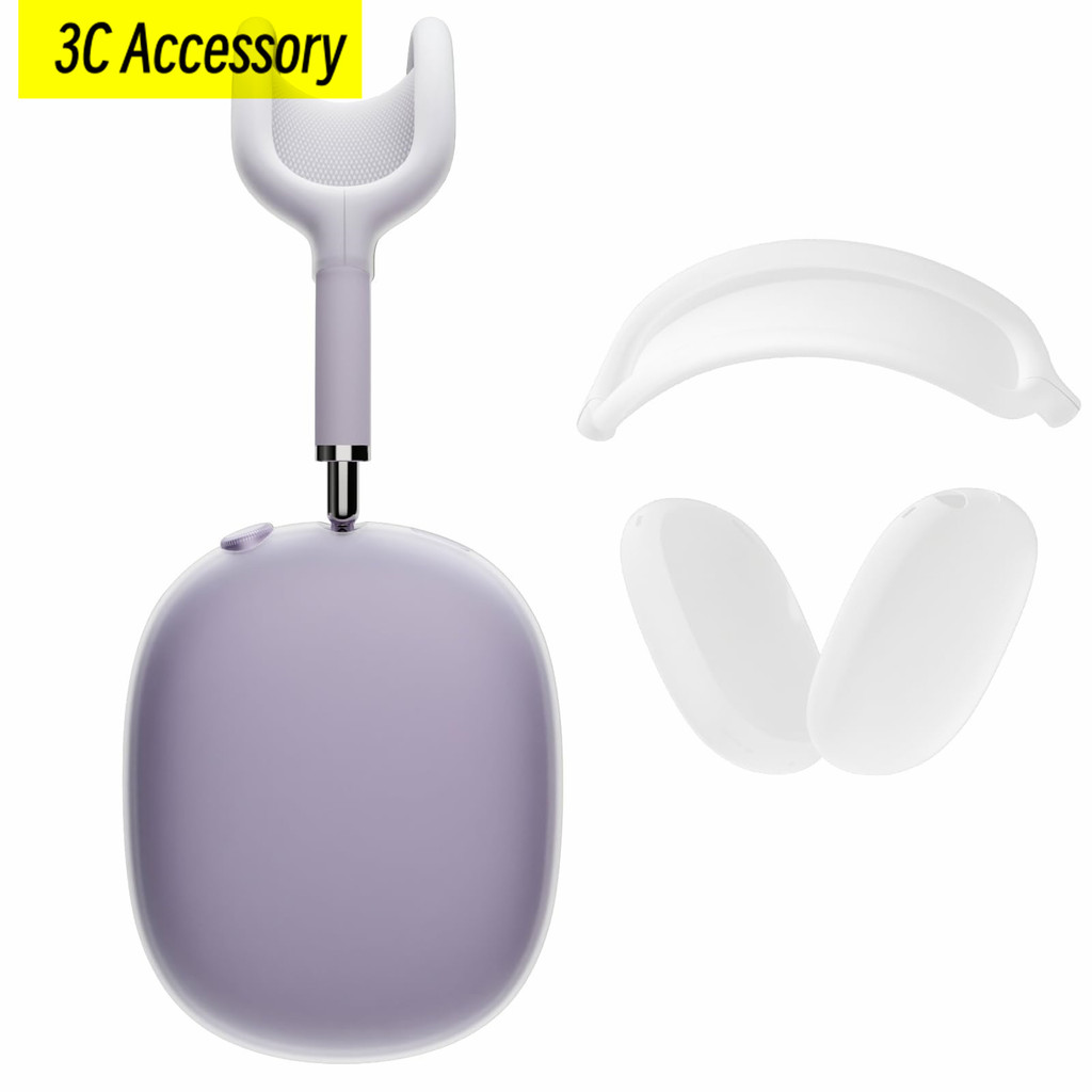 Mới dành cho Vỏ Airpods Max 2 / 1 【 2 TRONG 1 】 Vỏ bảo vệ chống trầy xước TPU mềm Vỏ silicon cho tai