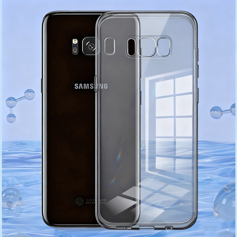 Dành Cho Samsung Galaxy S8 Plus S8 + SM-G955F G955FD G955T Silicon Mềm Màu Đen Mờ Linh Hoạt TPU Chốn