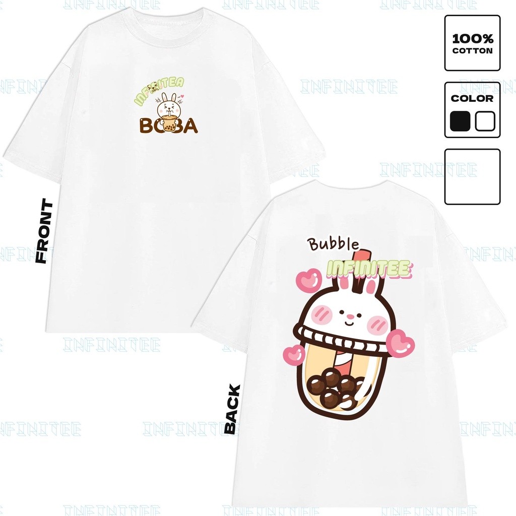 【Gửi hàng nhanh】Áo thun INFINITEE Fni0939, Thun 100% Cotton - form rộng Unisex.