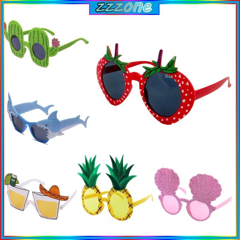 Zzz Tropical Luau Party Sunglasses Fun Dress Hawaiian Party-Favor Glasses