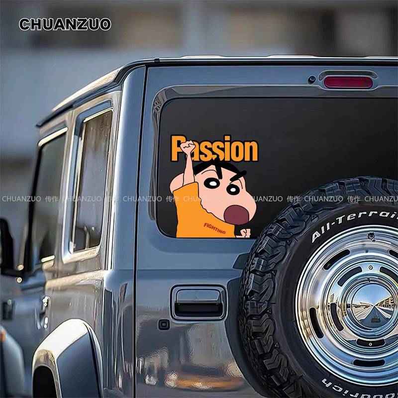 Crayon Xiaoxin Passion Passion Creative Bumper Stickers Car Glass Body Fuel Tank Cover Waterproof St
