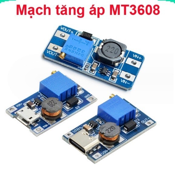 001 Mạch tăng áp Mini 2A MT3608