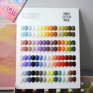  Set Sơn Gel 60 Màu Very Good Nail - Tone Hàn Quốc Tặng Bảng Màu + Base & Top   Chai Thấp  