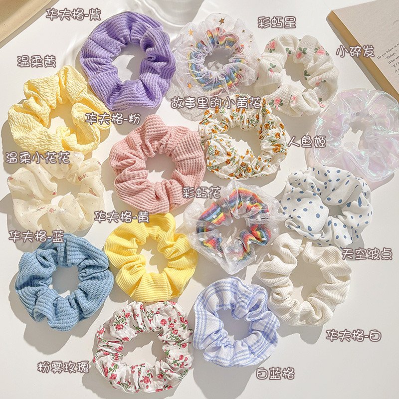 Dây Buộc Tóc Mùa Hè Mori Phong Cách Ruột Lớn Dây Buộc Tóc Nữ Cao Cấp Đầu 2025 Đầu Hoa Phụ Kiện Tóc D