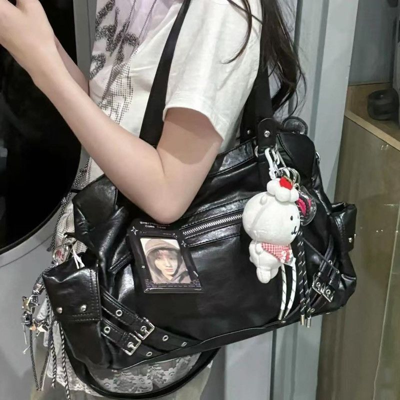 [Bán chạy phong cách mới] Thiết kế thích hợp Hàn Quốc Túi xe máy kết cấu cao cấp phù hợp cho nữ 2025 Phong cách mới Ngọt ngào Thời trang mát mẻ lớn-