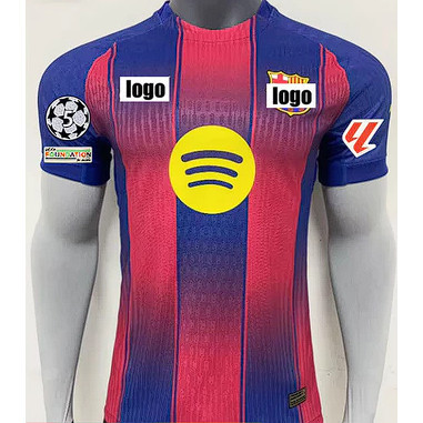 Áo bóng đá Barcelona size 25/26 dành cho cầu thủ Lamine Yamal, Pedri và Lewandowski