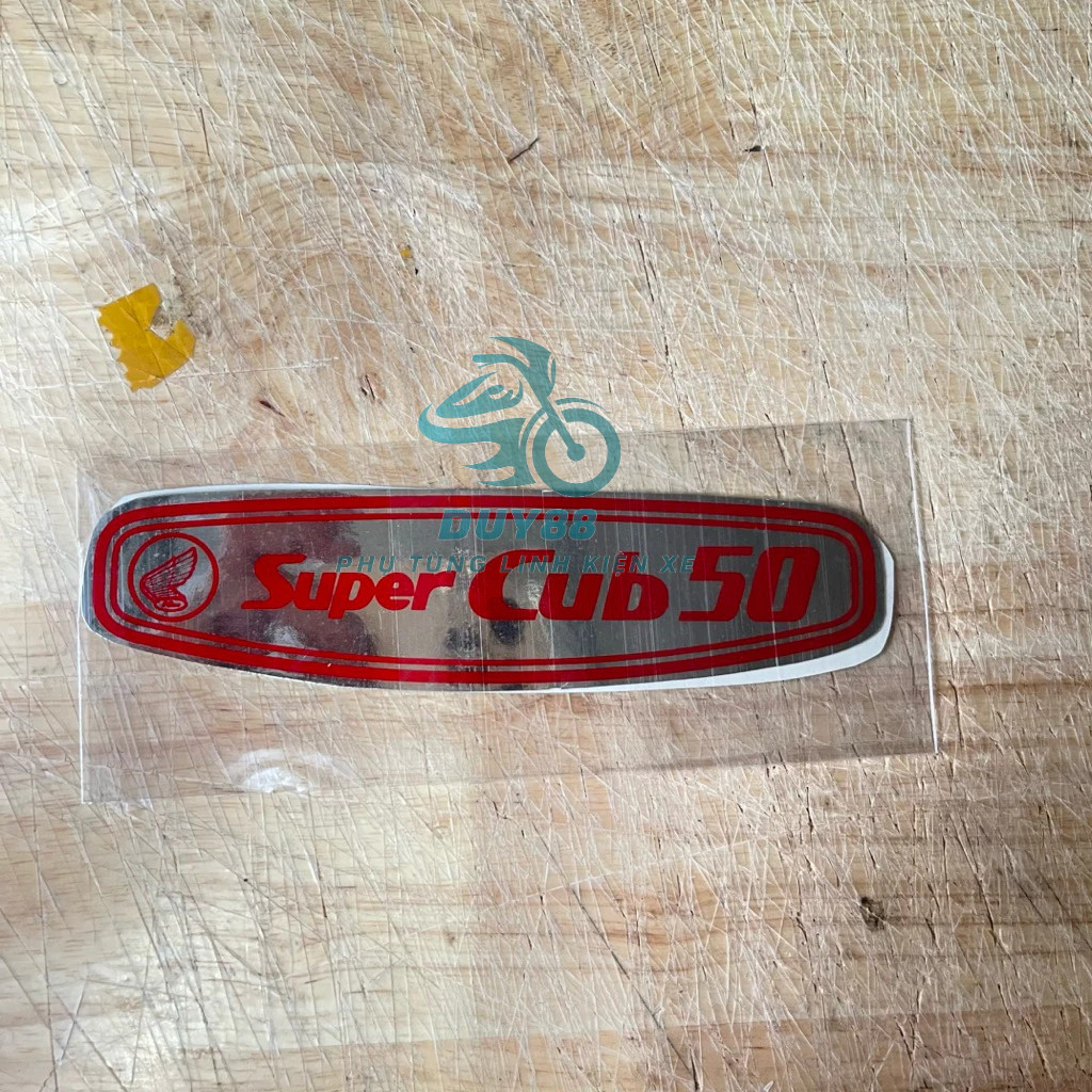 [Shop DA] Tem xe cup 78-79 50 2 mảnh màu đỏ
