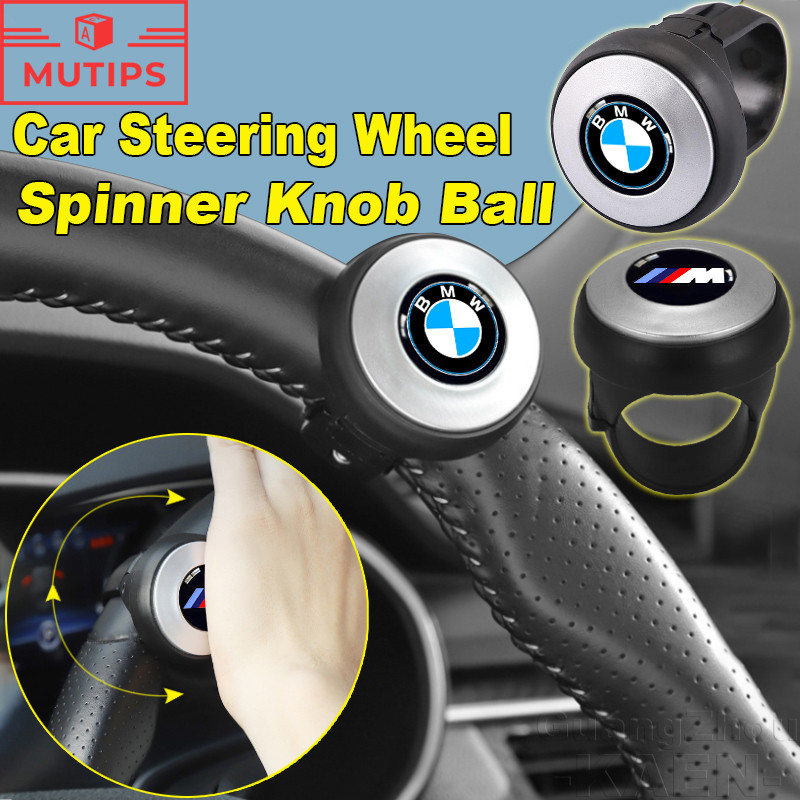Xe BMW 360 ° Xoay Xe Điện Vô Lăng Bóng Vô Lăng Spinner Tay Cầm Núm Tăng Áp Cho X5 G05 F15 E53 Z4 E89