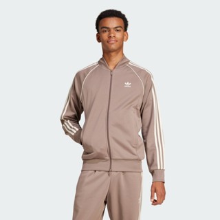  adidas Lifestyle Adicolor Classics SST Track Jacket Men Brown JP2519 