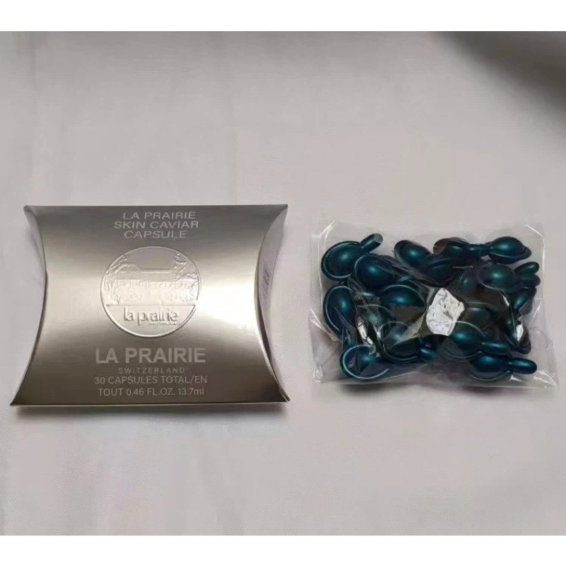 Viên nang trứng cá muối bằng đồng xanh La Prairie 30 viên, Viên nang tinh chất nguyên chất 30 viên, 