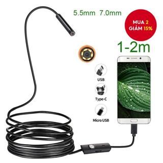 Camera Mini Linh Hoạt Rắn Động Cơ Camera Nội Soi Xe 3 Trong 1 IP67 Chống Nước USB Len Dụng Cụ Kiểm Tra