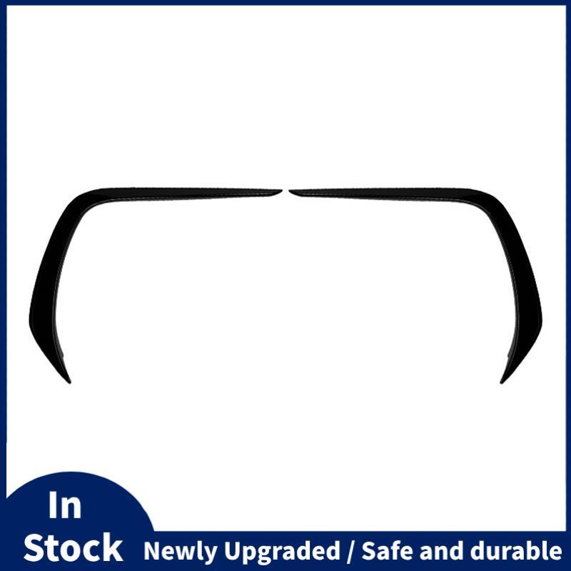 Xe Phía Trước Ốp Lưng Xẻ Tà Bộ Chia Bao Sương Mù Ánh Sáng Viền Canard Cho BRZ 2021-2024 Đen Bóng