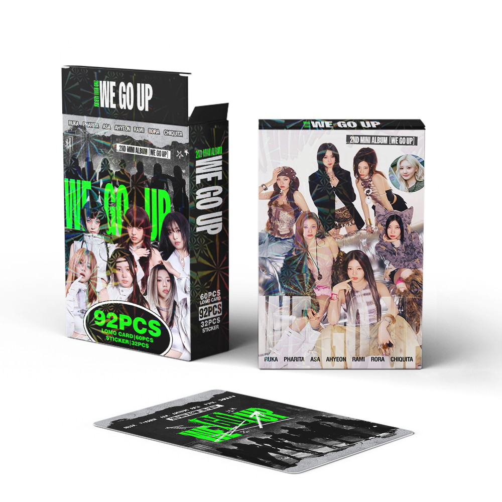 92 Cái / hộp BABYMONSTER WE GO UP HOT SAUCE Lomo Cards CHIQUITA Dán BABYMONS7ER Album SHEESH CLICK C