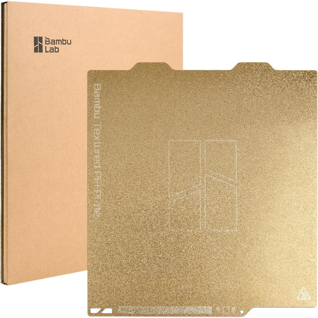 Phòng thí nghiệm tre Nguyên bản hai mặt kết cấu máy in PEI 3D Tấm xây dựng 184x184MM Tấm thép lò xo 