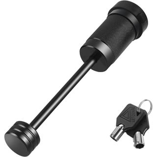 METAWARE Trailer Lưỡi Khớp Nối Khóa 1 / 4 "Đường Kính, Khoảng 3-1 / 2", Khóa Dây Kéo Cho Khớp Nối Loại Chốt, Khóa Pin Trailer Màu Đen Để Kéo Xe Tải Thuyền RV (1 Gói)
