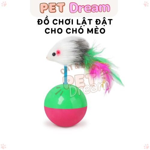 Đồ chơi chuột lật đật cho Thú cưng