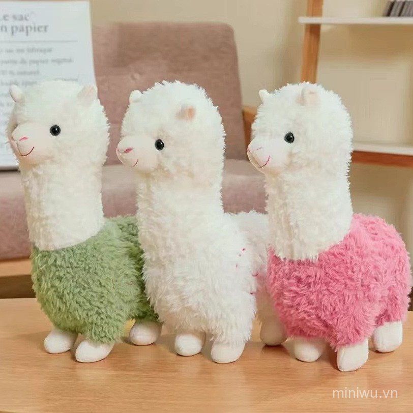 Alpaca Plush Doll 8inch Realistic Plush Toy Stuffed Doll Gift