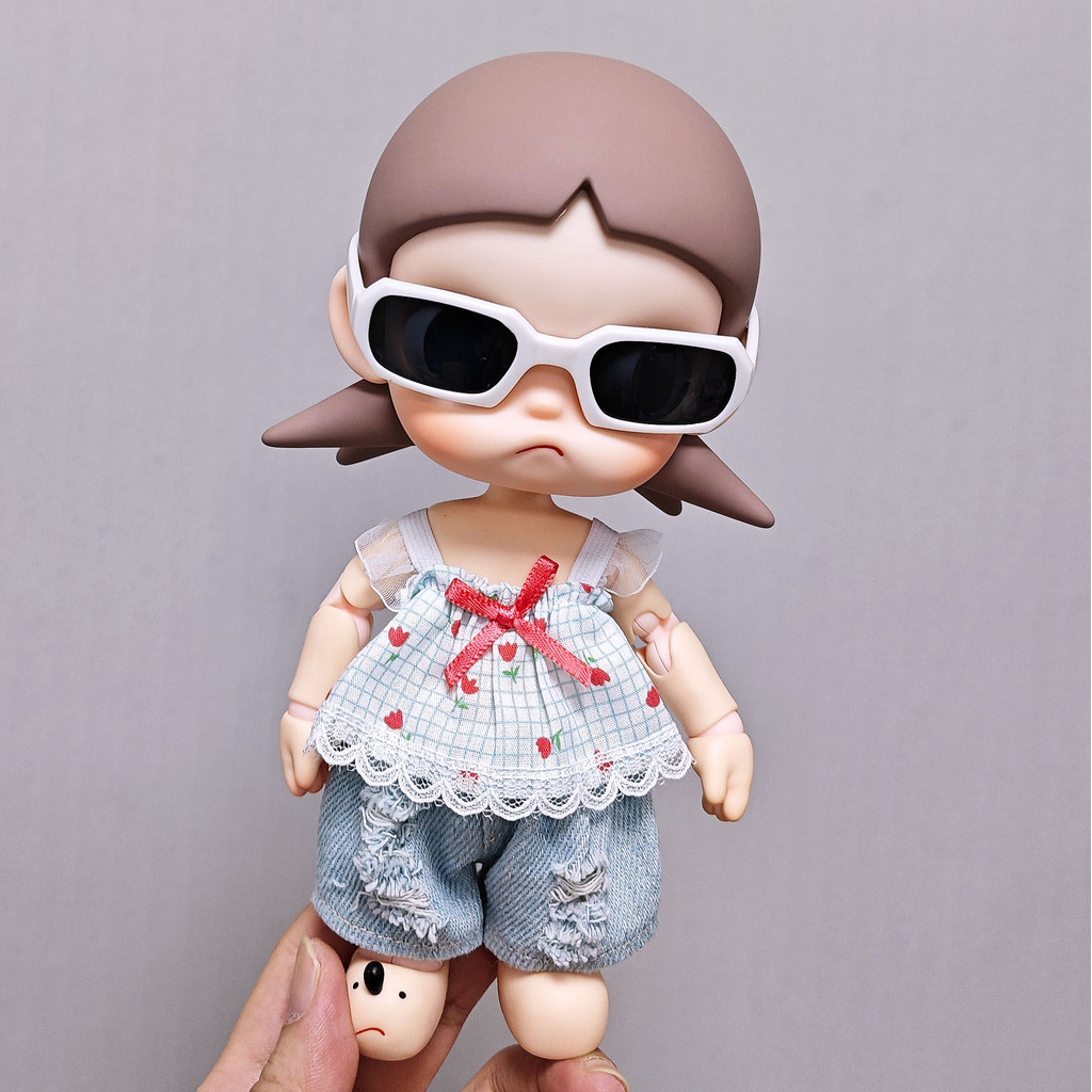 Váy bé Zsiga 1 / 8 Di chuyển được Doll 's Desire, Áo sơ mi hoa vỡ Gazi Sister, Bộ váy lỗ vỡ