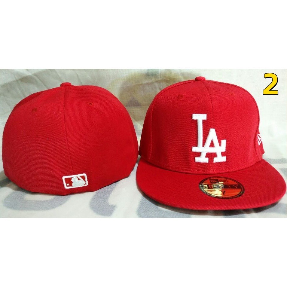 Los Angeles Dodgers Flat Edge Mũ Bóng Chày MLB Full Kèm Theo Mũ Snapback Nữ Cổ Điển Dodgers La Hat N
