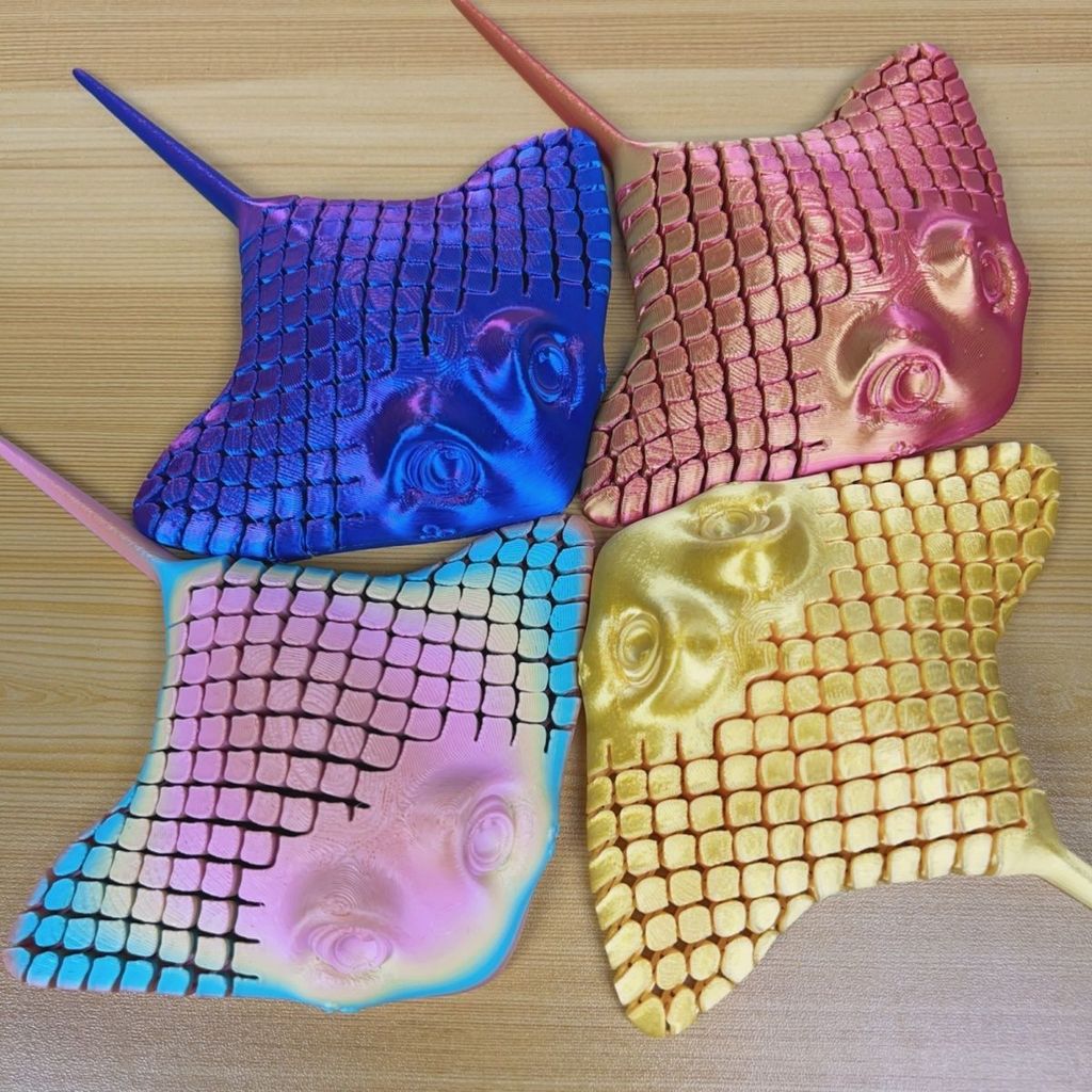 In 3D Đồ chơi di động Mô hình Mullet Trẻ em Phiên bản Q dễ thương Động vật biển Bát Mullet Velcro Gi