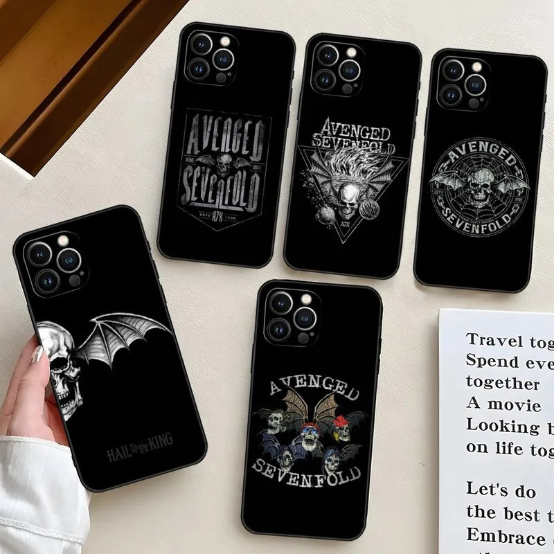 TK-1 Avenged Sevenfold Ốp lưng iphone Pro Mini 13 12 X Xr Xs 6 7 8 Plus Ốp Lưng kz0