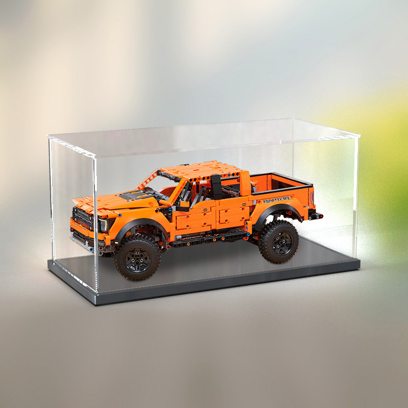 [Hộp trưng bày mô hình] Màn hình Acrylic Lego 42126 Ford Raptor Vỏ kính trong suốt Vỏ bụi Hộp lưu tr