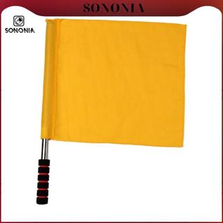SONONIA Trọng Tài Cờ Giao Thông Cờ Xốp Tay Cầm Cờ Di Động Cho Trò Chơi Thiết Bị Sân Bóng Đá