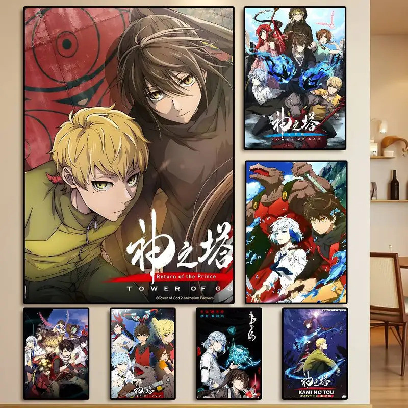 Anime Tower Of God Poster In Hình Phòng Ngủ Và Trang Trí Tường Nhà, Không Khung Tranh Canvas 6KCM