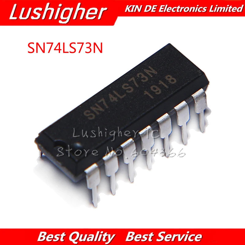 100 SN74LS73N DIP-14 HD74LS73P DIP14 74LS73 SN74LS73 DIP