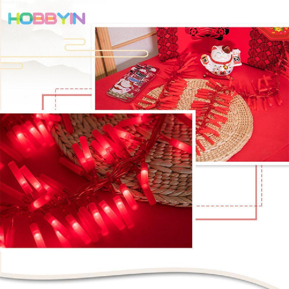 HOBBYIN Pháo hoa năm Trung Quốc Led Pháo hoa điện tử Đèn mô phỏng pháo hoa có âm thanh pháo hoa Năm 