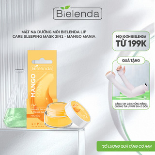 Mặt nạ dưỡng môi Bielenda Lip Care Sleeping Mask 2in1 - Mango Mania dưỡng ẩm, làm hồng môi 10g