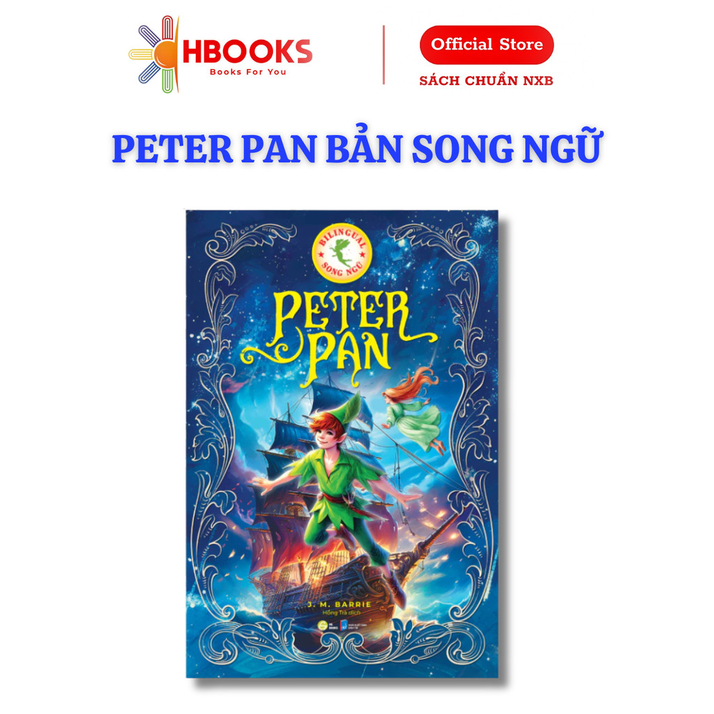 Sách: Truyện Song Ngữ Kinh Điển Sách Thiếu Nhi - Peter Pan - HG books