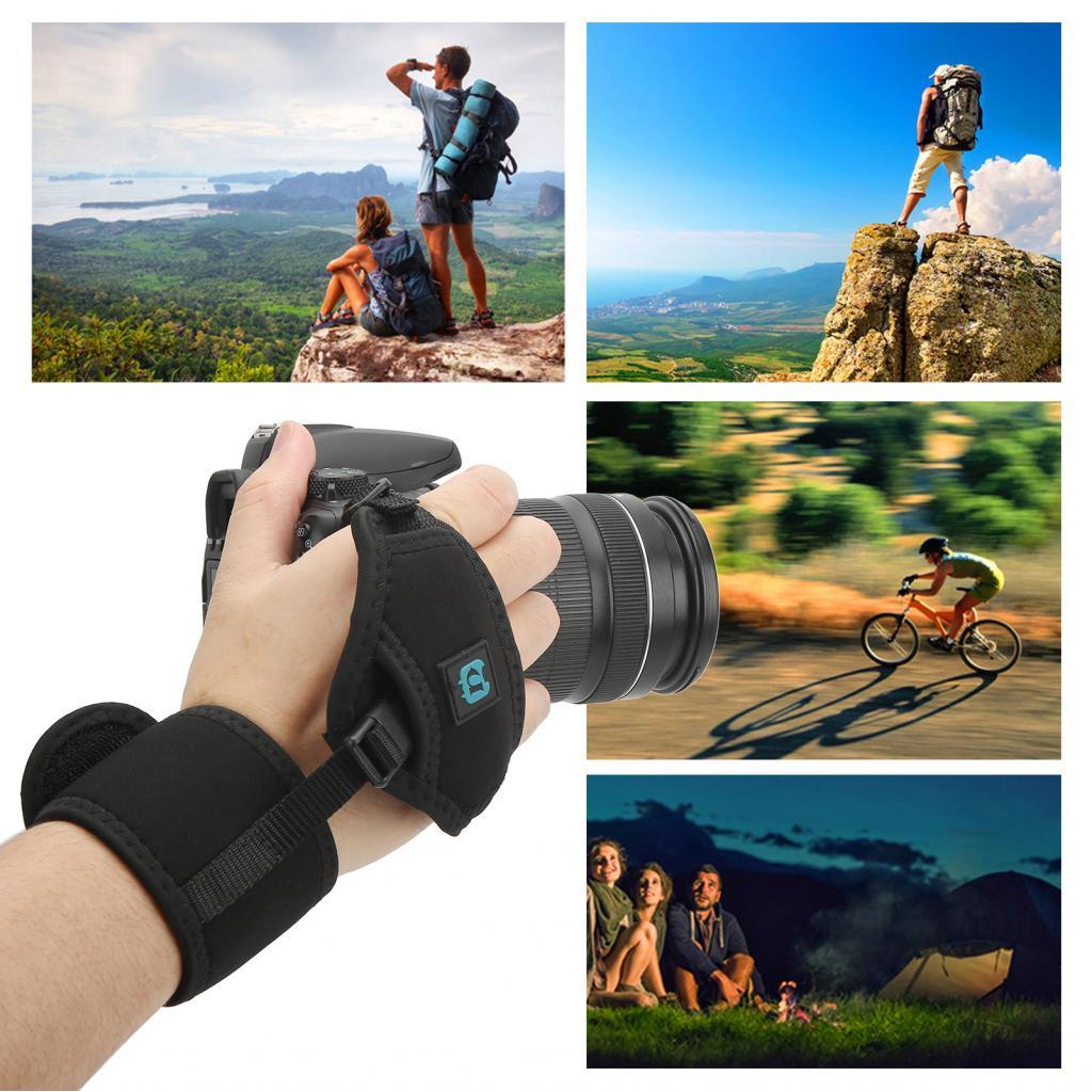 Máy ảnh DSLR Dây đeo cổ tay Máy ảnh chụp nhanh Giải nén Móc mềm và vòng lặp để chụp ảnh