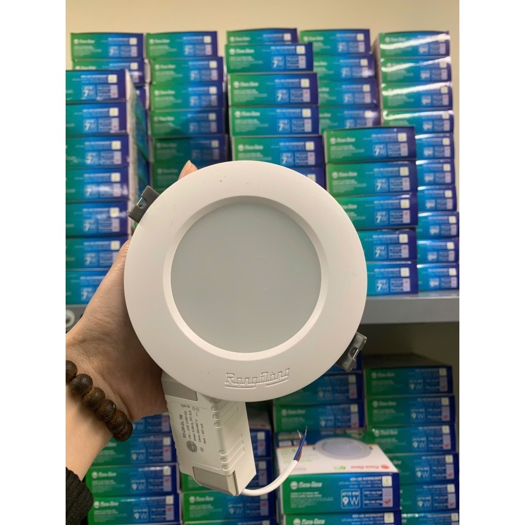 Đèn led âm trần Rạng Đông 9W, 12W, 7W AT04, Đèn downlight Rạng Đông sáng Trắng/Trung Tính/Vàng