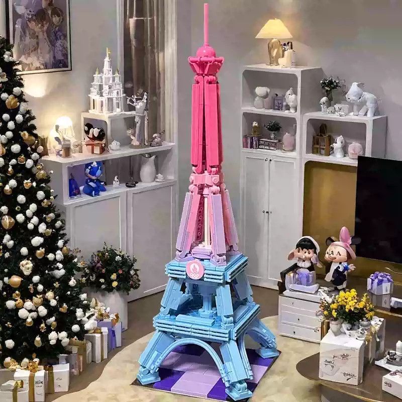 Tháp Eiffel Tương Thích Lego Khối Xây Dựng Xây Dựng Khổng Lồ Khó Lắp Ráp Đồ Chơi Khổng Lồ Sinh Nhật 