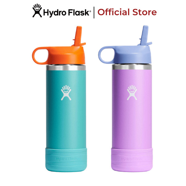 Bình giữ nhiệt Hydro Flask 532ml Kids Wide Mouth 18 oz chính hãng, an toàn cho trẻ em, giữ nhiệt tốt