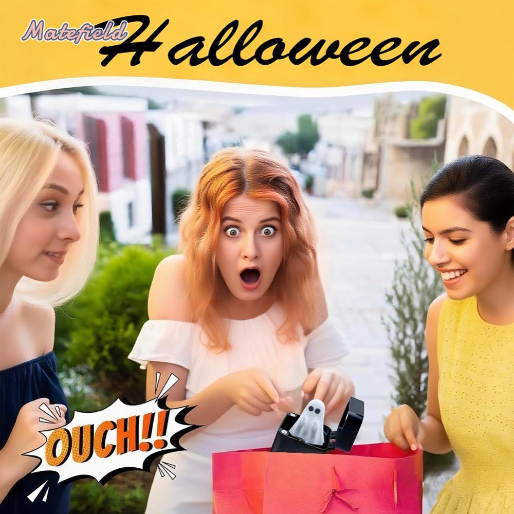 Sáng tạo Halloween Ghost Finger Hộp quà bất ngờ Halloween Ghost Trick Trang trí Halloween Ghost Figu