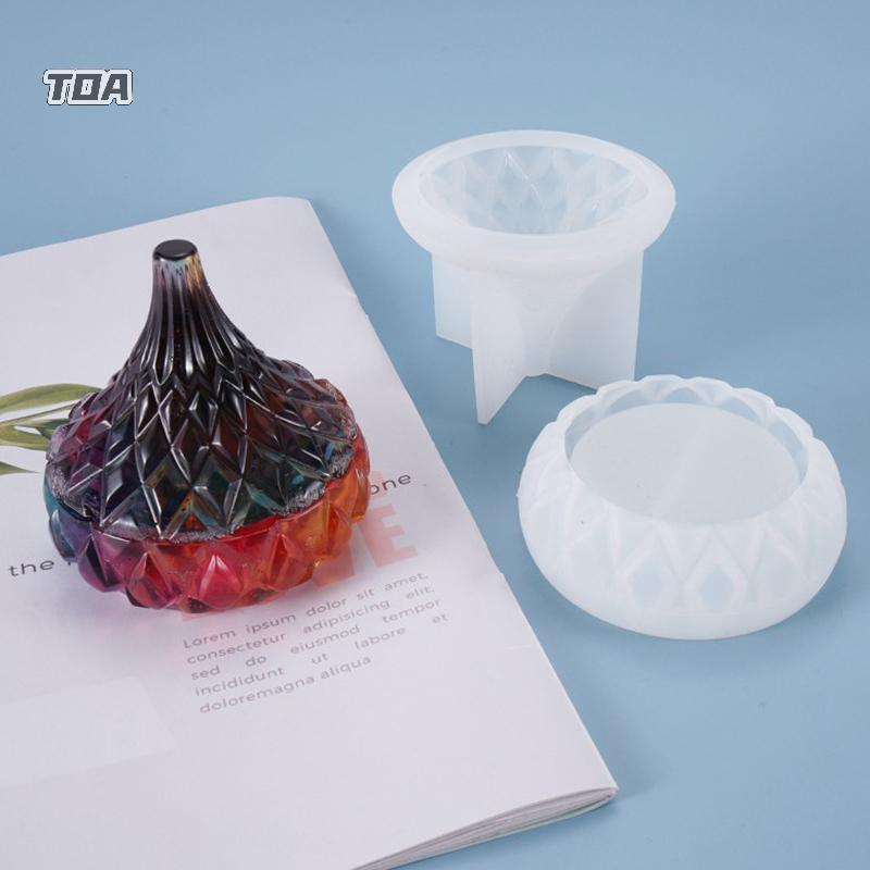 Hộp đựng đồ trang sức handmade từ silicone và nhựa epoxy - DIY Việt Nam