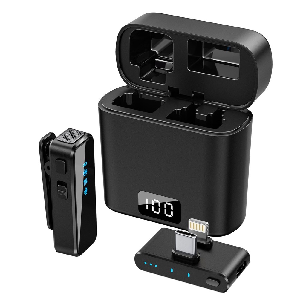 Mic Thu Âm Không Dây Cho Điện Thoại M31 PRO | Âm Thanh Chuyên Nghiệp – Livestream Rõ Nét