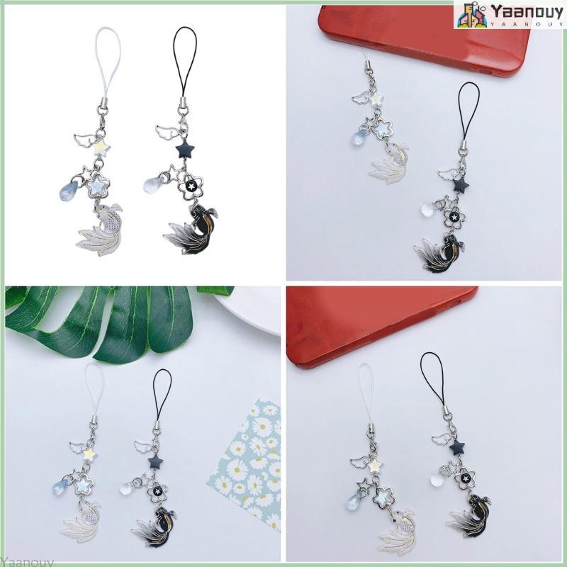 Cute Kois Fish Star Keychain Lanyard String Fashion Straps Decor for Phone Cases