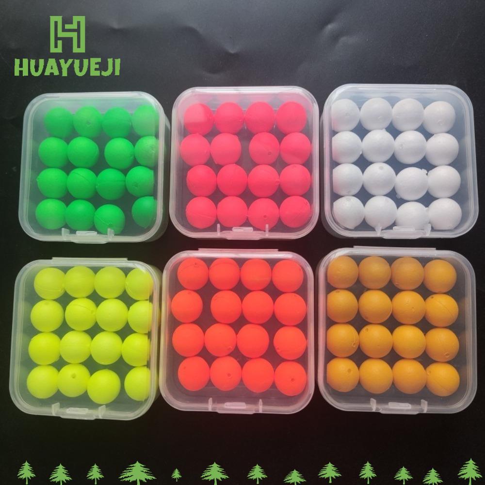 HUAYUEJI 16 Chiếc Mồi Câu Cá với Cá Chép và Boilies, Kích thước 12mm, Phù hợp Cho Phương Pháp Zig Ri