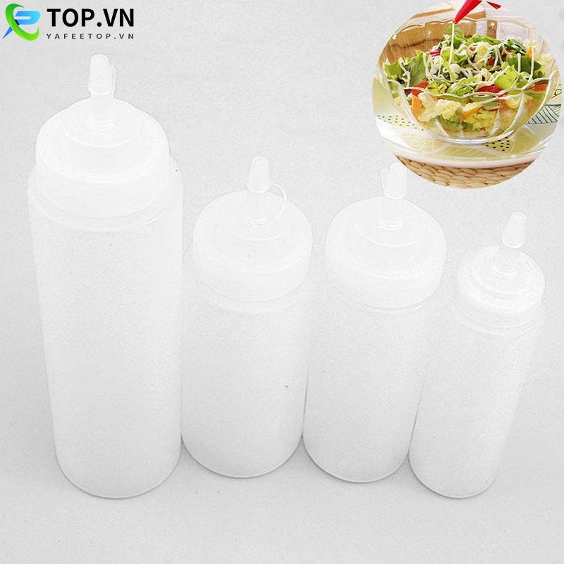Multipurpose Condiment Dispenser 12oz Squeeze Bottle for Sauces and More