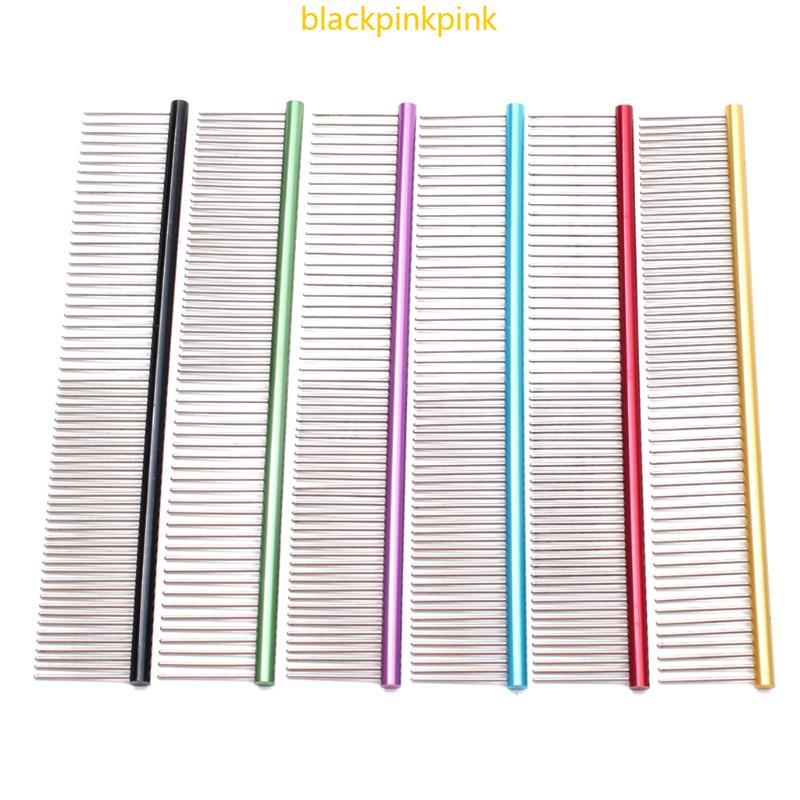 2-in-1 Stainless Steel Professional Pet Grooming Comb for Dogs & Cats 6 Colors