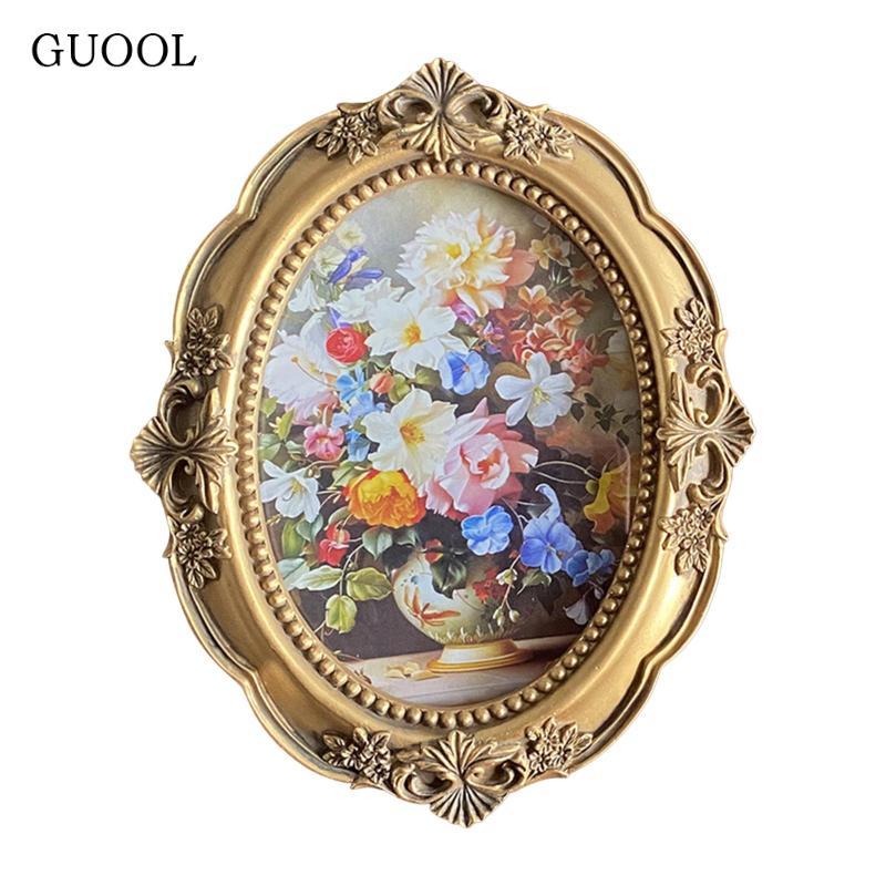 Khung ảnh hình bầu dục 7 inch 7,59,4 inch để ghép ảnh Trang trí đa năng