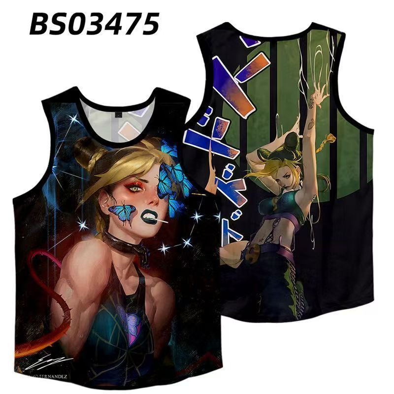 Hàng sẵn có Adventure Vest thiết kế manga Kira Yoshikage từ JoJo's Bizzare Adventures, áo hai mặt