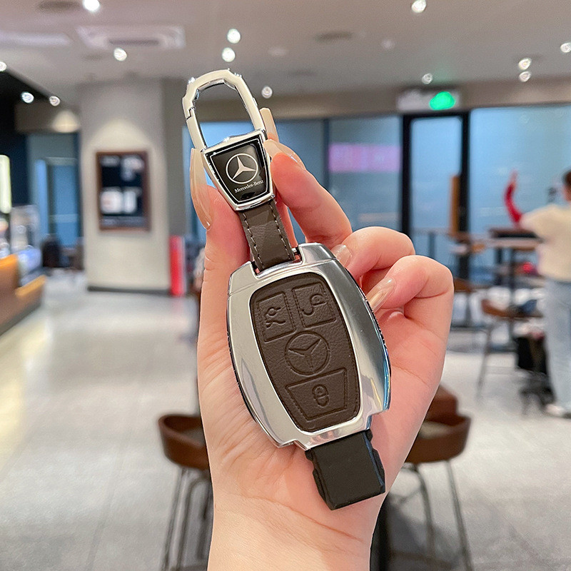 Thích hợp cho Mercedes-Benz c200l Chìa Khóa glc300 Xe a-Class B-Class c180l Vỏ glc260 Phong Cách Cũ 