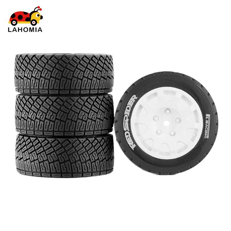 4 Chiếc RC Rally Wheels Đua Xe RC Rally Xe Mô Hình Xe RC Xe Thay Thế RC Lốp Xe Cho 1 / 8 DIY Accs Ph