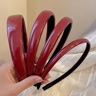 【Bờm Tóc】Băng Đô Cài Tóc Đỏ Thời Trang Hàn Quốc Cho Nữ - Phụ Kiện Tóc